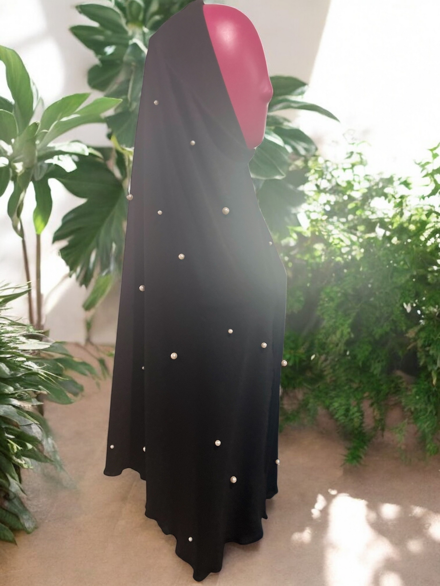 Pearl Of Modesty-Black Khimar