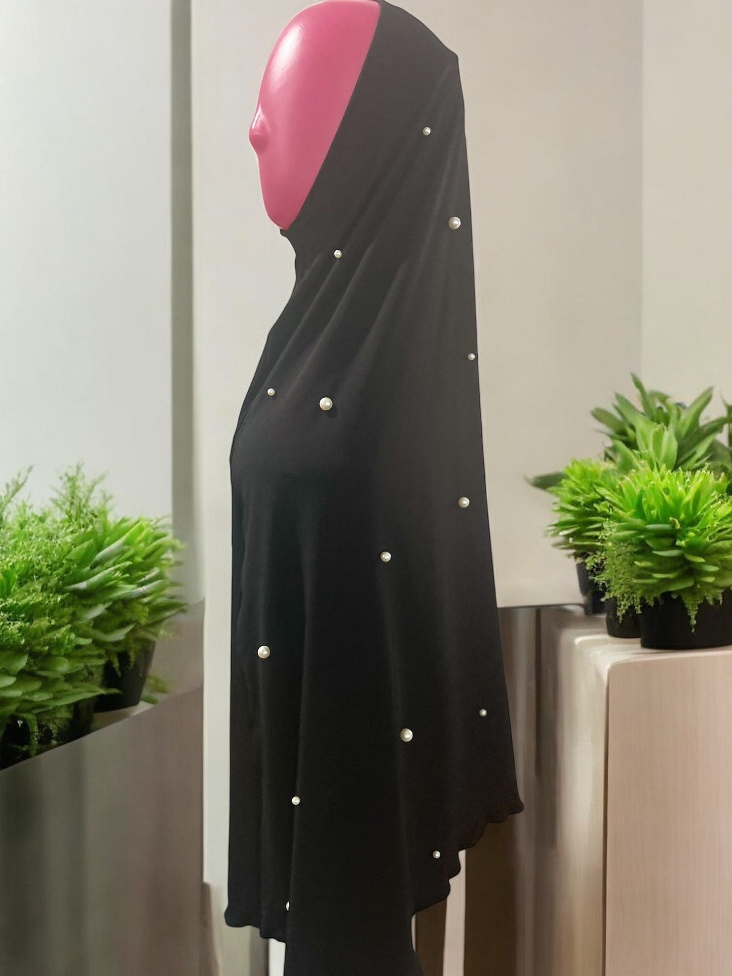 Pearl Of Modesty-Black Khimar