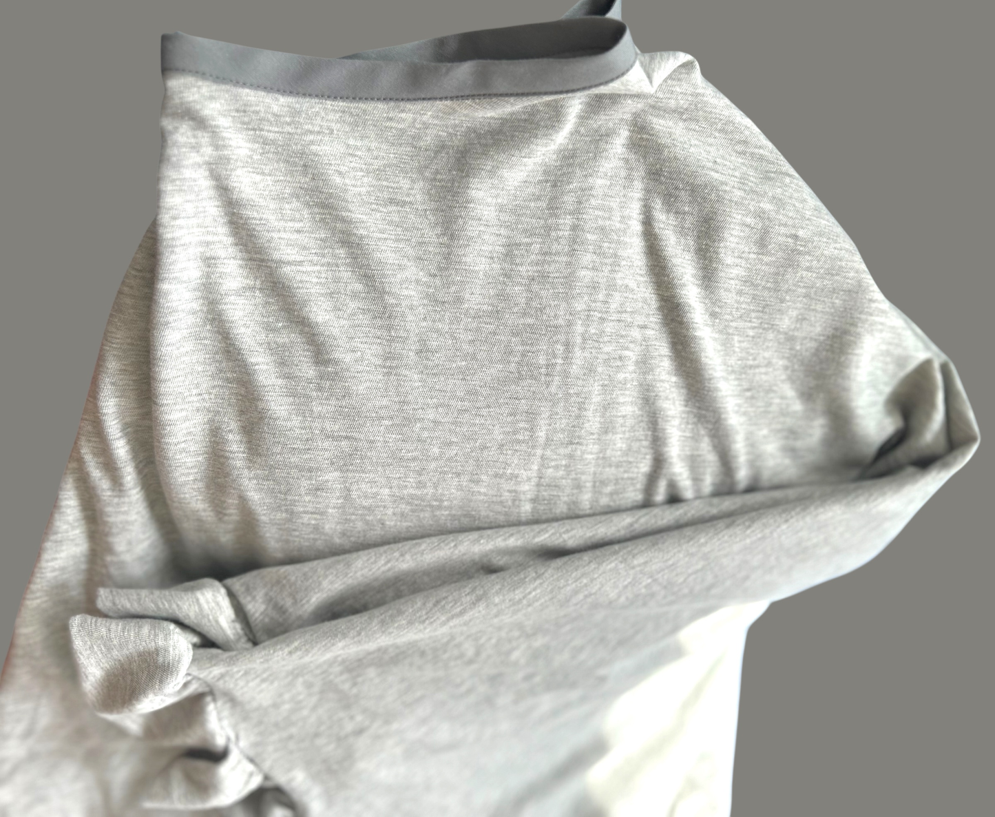 Barakah Grey Cozy Butterfly Abaya