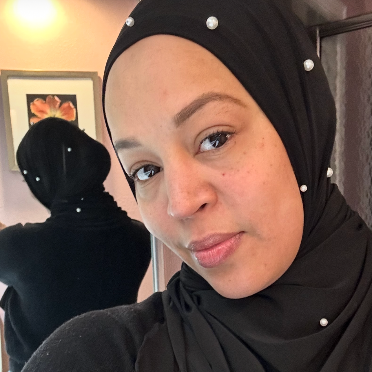 Pearl Of Modesty-Black Khimar