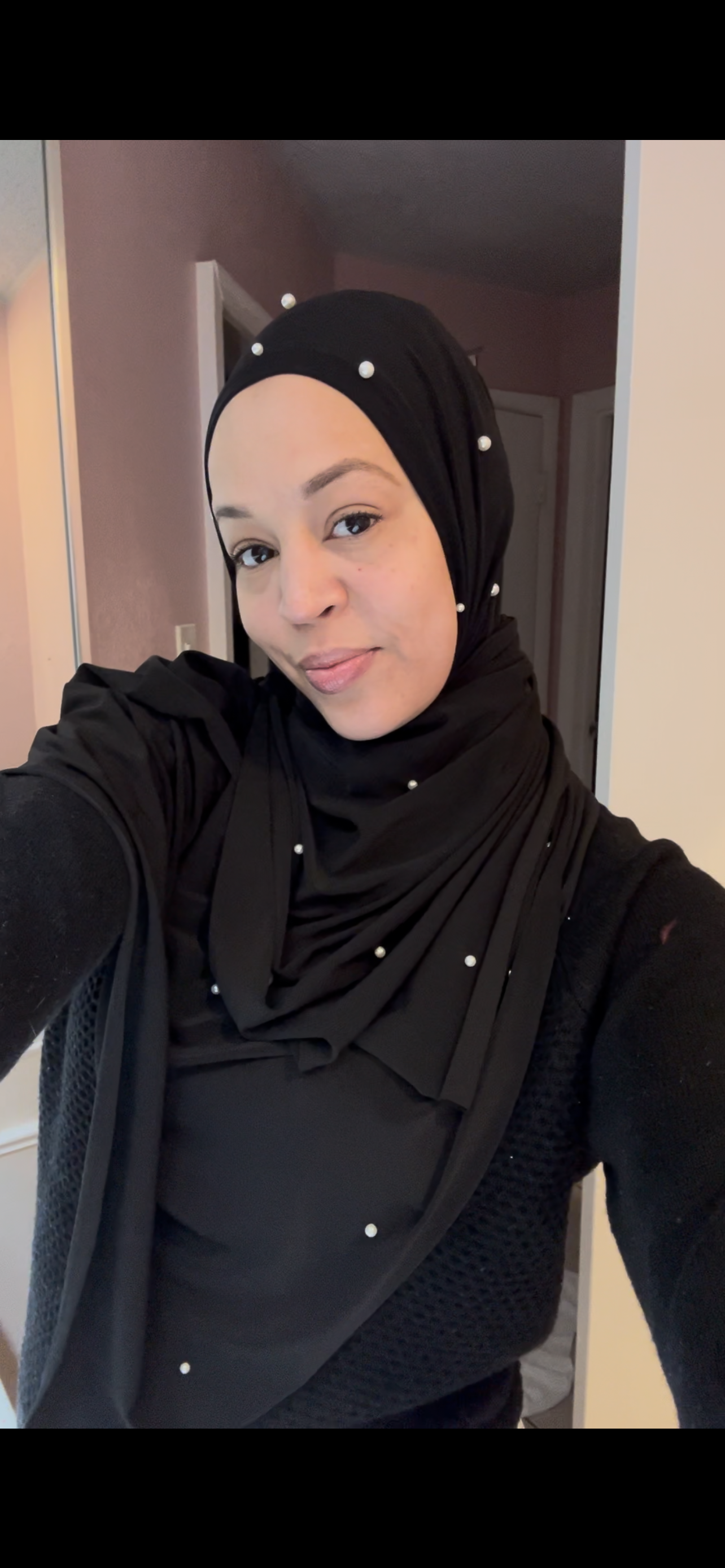 Pearl Of Modesty-Black Khimar