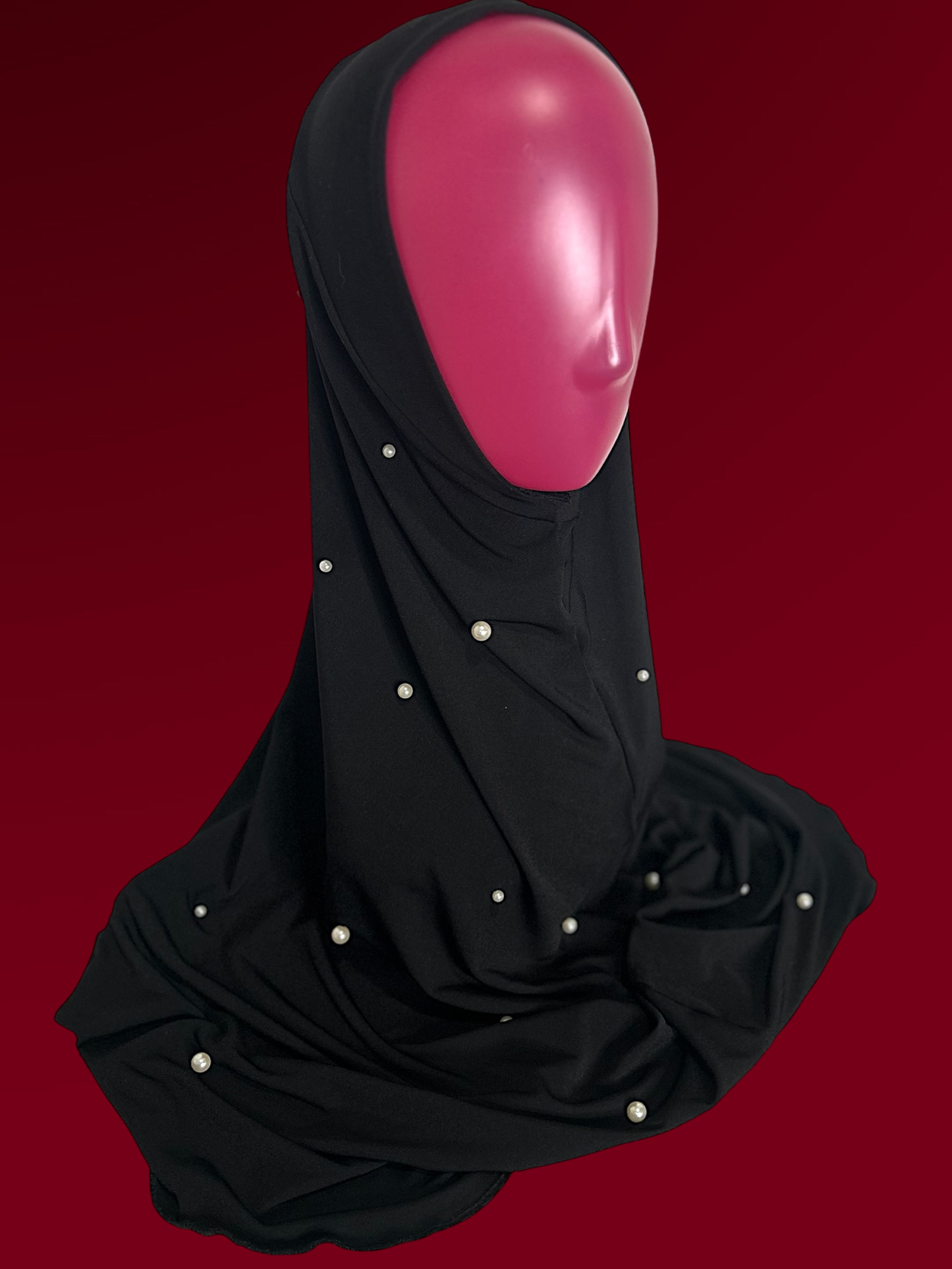 Pearl Of Modesty-Black Khimar