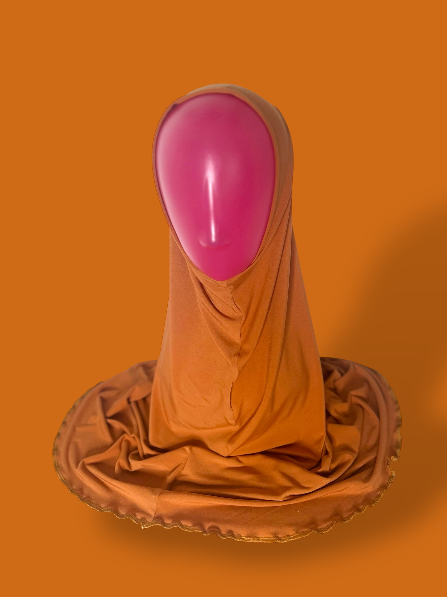 Golden Ember-Honey Orange Khimar
