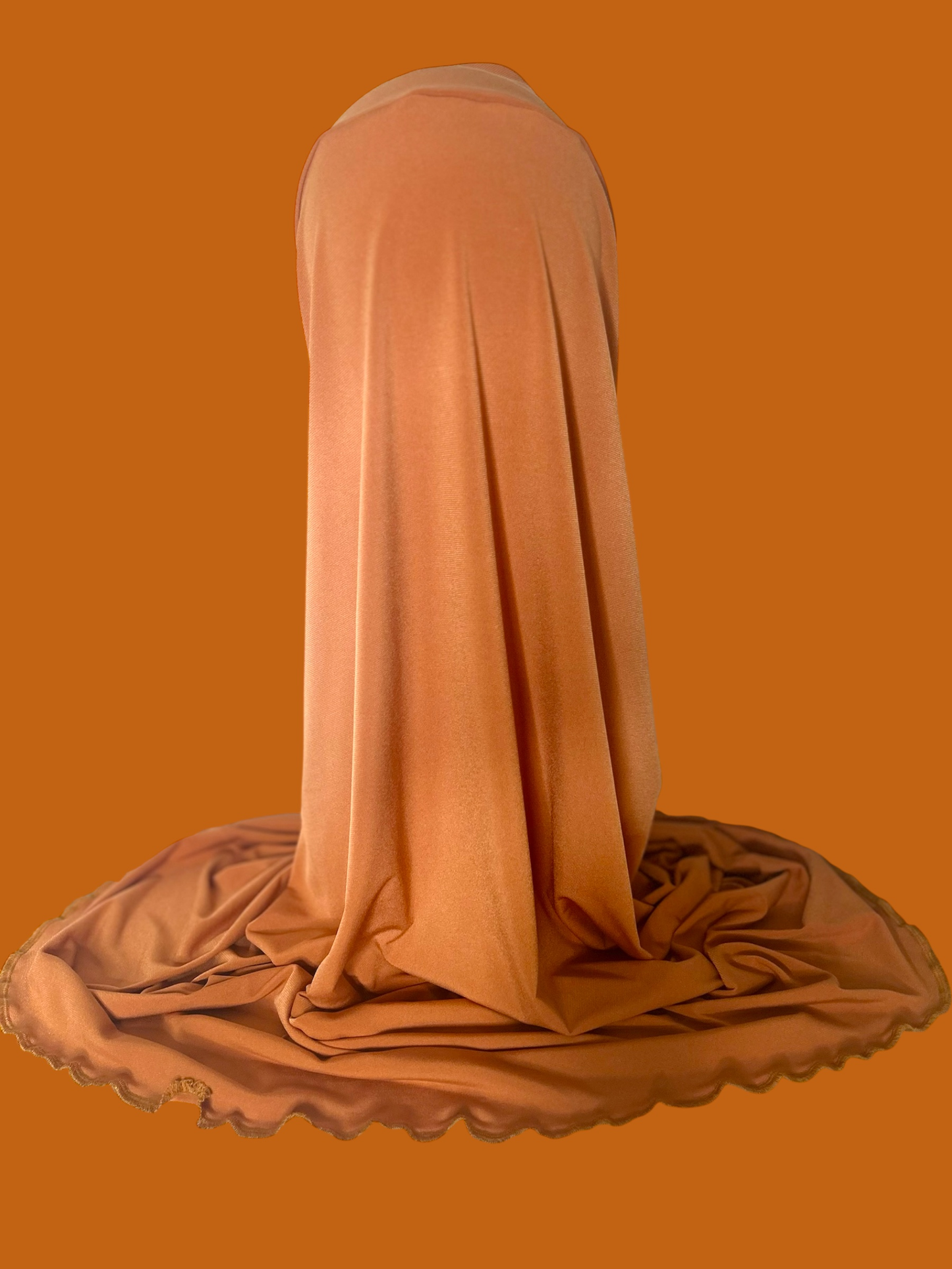 Golden Ember-Honey Orange Khimar