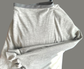 Barakah Grey Cozy Butterfly Abaya