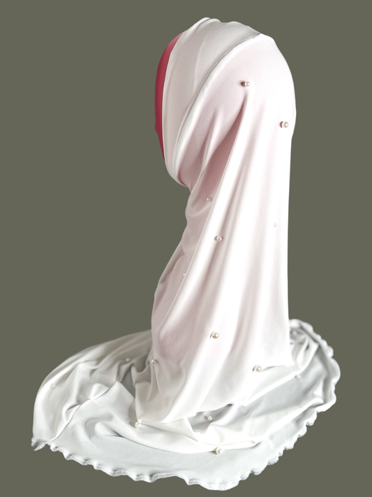 Pearl Of Modesty White Khimar