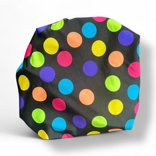 Joyful Dots Satin Bonnet