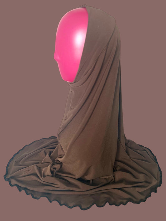 Dessert Calm - Earthy Brown Khimar